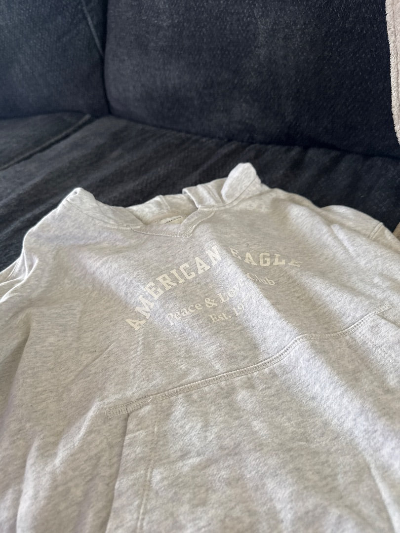 Grey American Eagle Women-Tops, Medium